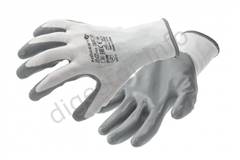 Rukavice GLAN nitrile povrch 10 BielaSvetloseda, H