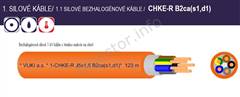 Bezhalogen kable silove 1-CHKE-R-J 3x2,5 mm2 B2ca 